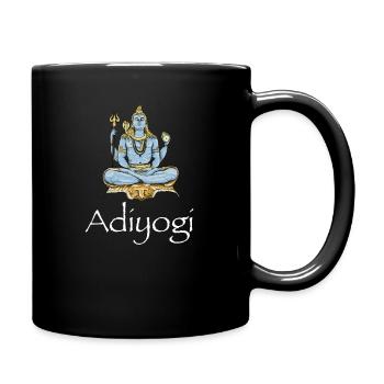 Shiva Lord Adhiyogi Yogi Hindu Gott Geschenkidee - Tasse einfarbig - Schwarz - Rechts