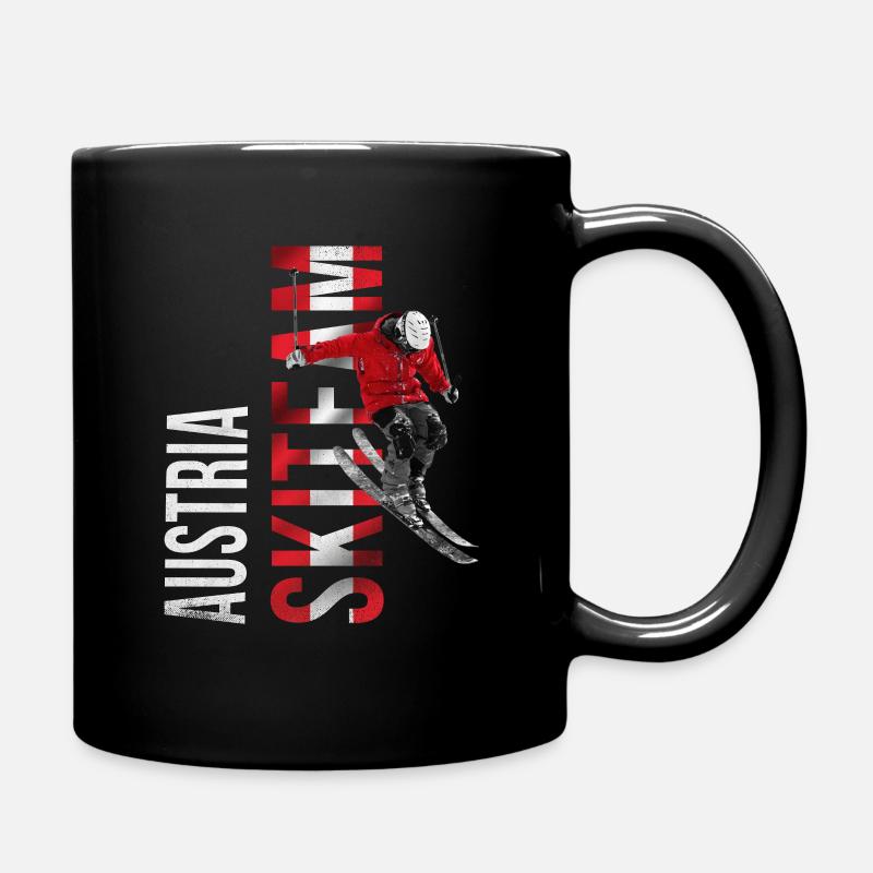 Austria Ski-Team - Tasse einfarbig - Schwarz