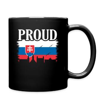 Slovakia - Full Colour Mug - black - Right