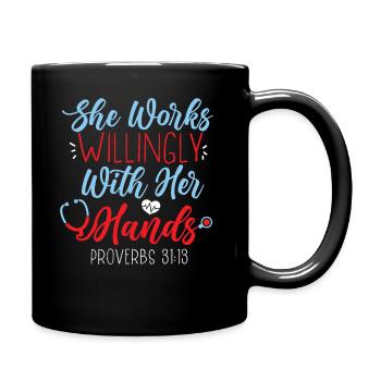 Bible d’assistant médical certifié - Mug uni - noir - Droite