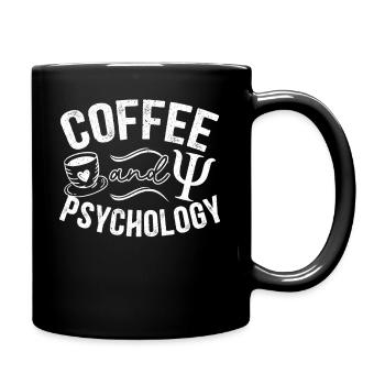 Kaffee Und Psychologie Psychologe Koffeinliebhaber - Tasse einfarbig - Schwarz - Rechts