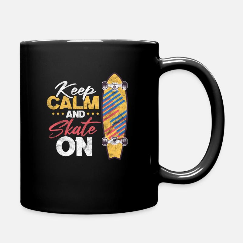 Longboard - Tasse einfarbig - Schwarz