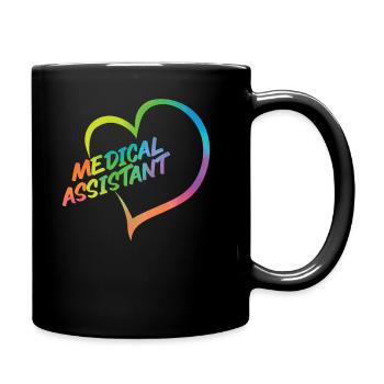 Certified Medical Assistant - Tasse einfarbig - Schwarz - Rechts