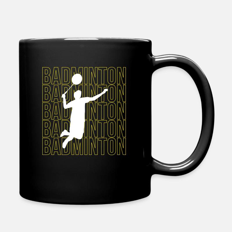 Badminton Badminton Gift - Full Colour Mug - black