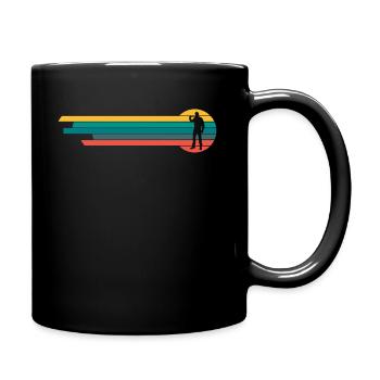 Vintage Retro Woodworker Lumberjack Cadeau - Mug uni - noir - Droite