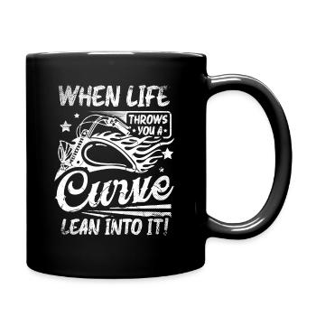 Motorcycling Design for a Motorcycle Biker - Full Colour Mug - black - Right