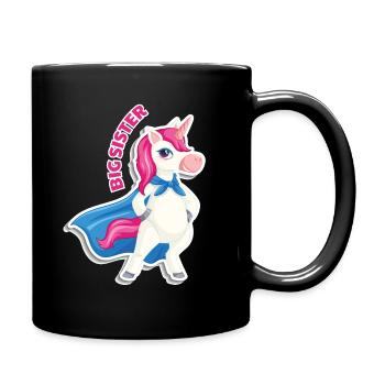 Big Sister - Unicorn - Full Colour Mug - black - Right