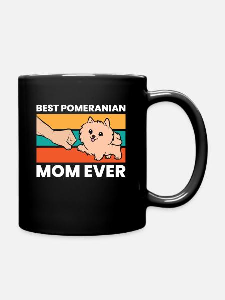 Pomeranian Hundehalter Beste Pomeranian Mama - Tasse einfarbig - Schwarz