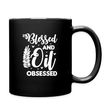 Huiles essentielles Ätherische Öle - Mug uni - noir - Droite