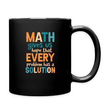 Professeur de mathématiques - Mug uni - noir - Droite