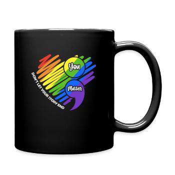 Mental Health Mental Health Gift - Full Colour Mug - black - Right
