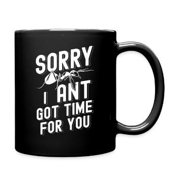 Ameise Insekt Geschenk Natur Ungeziefer Bug Ant - Tasse einfarbig - Schwarz - Rechts