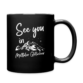 Mölltal Glacier Ski Snowboarding Austria - Full Colour Mug - black - Right