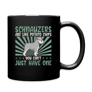 Schnauzer Chien Propriétaire de chien Propriétaire de chien Cadeau - Mug uni - noir - Droite