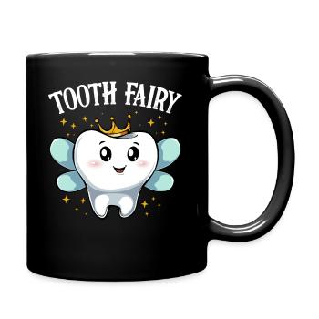 Mignonne dent Kawaii Fairy Milk Tooth - Mug uni - noir - Droite