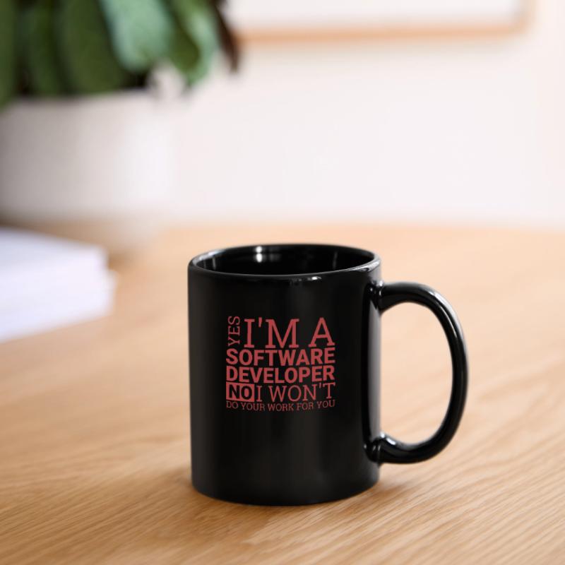 "Software Developer Work | Programmer" Full Colour Mug