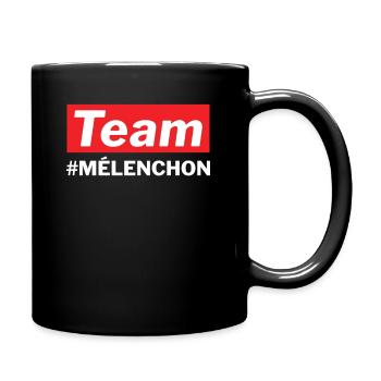 Votez Jean-Luc Mélenchon team président en 2022 - Mug uni - noir - Droite