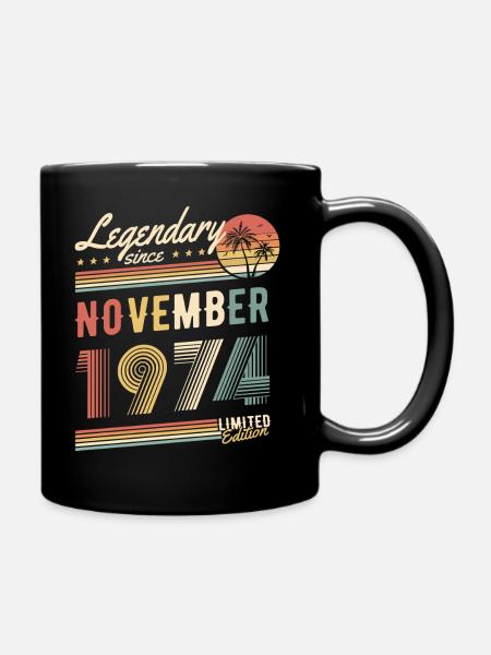 Legendary Since November 1974 Limited Edition - Tasse einfarbig - Schwarz