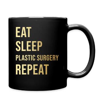 Cosmetic Surgeon Gift - Full Colour Mug - black - Right