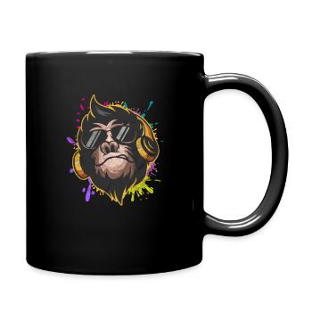 Monkey Music - Full Colour Mug - black - Right