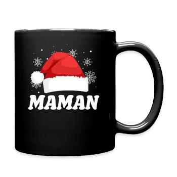 Noël Maman Claus Tenue Famille Assortie - Mug uni - noir - Droite