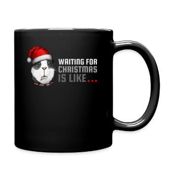En attendant Noël - Mug uni - noir - Droite