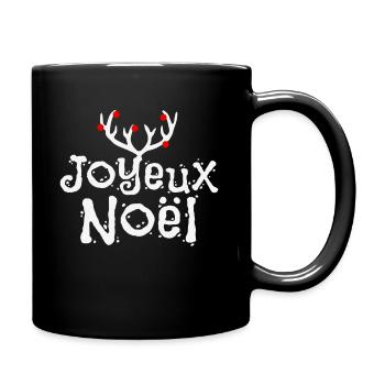 Joyeux Noel - Full Colour Mug - black - Right
