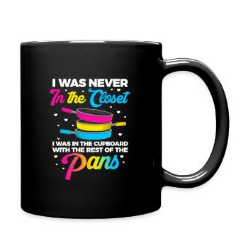 I Was Never In The Closet - Full Colour Mug - black - Right