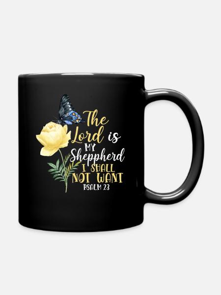 Christian Bible Verse Quote - Tasse einfarbig - Schwarz