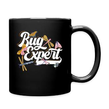 Bug Expert Entomology Insects - Full Colour Mug - black - Right