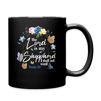 Christian Bible Verse Quote - Tasse einfarbig - Schwarz - Rechts