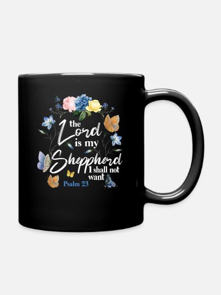 Christian Bible Verse Quote - Tasse einfarbig - Schwarz