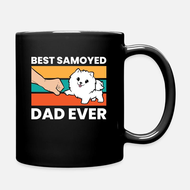 Samoyed Dog Owner Meilleur Père Samoyède - Mug uni - noir
