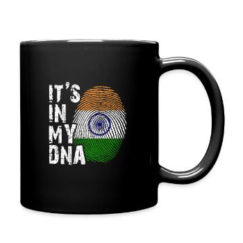 C’est dans mon ADN India Indien - Mug uni - noir - Droite