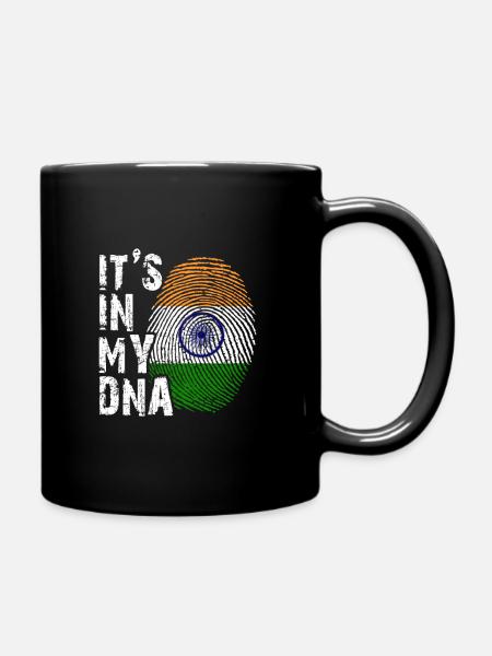 It's in my DNA India Indien - Tasse einfarbig - Schwarz