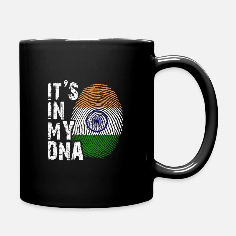 It's in my DNA India Indien - Tasse einfarbig - Schwarz