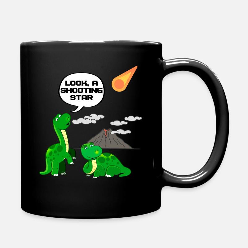 Dinosaur Dino Prehistoric Fun - Full Colour Mug - black