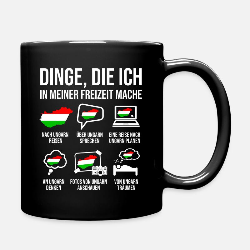Ungarn Spruch Heimat Ungarn - Tasse einfarbig - Schwarz