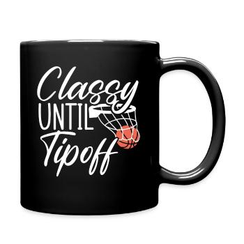 Chic jusqu’à tip Off Joueur de basket-ball - Mug uni - noir - Droite