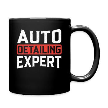 Auto Detailing Expert Car Detailer Polieren - Tasse einfarbig - Schwarz - Rechts