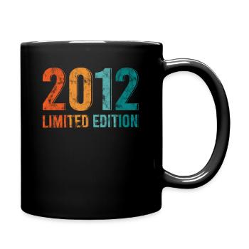 Limited Edition Vintage 2012 Retro Design - Full Colour Mug - black - Right