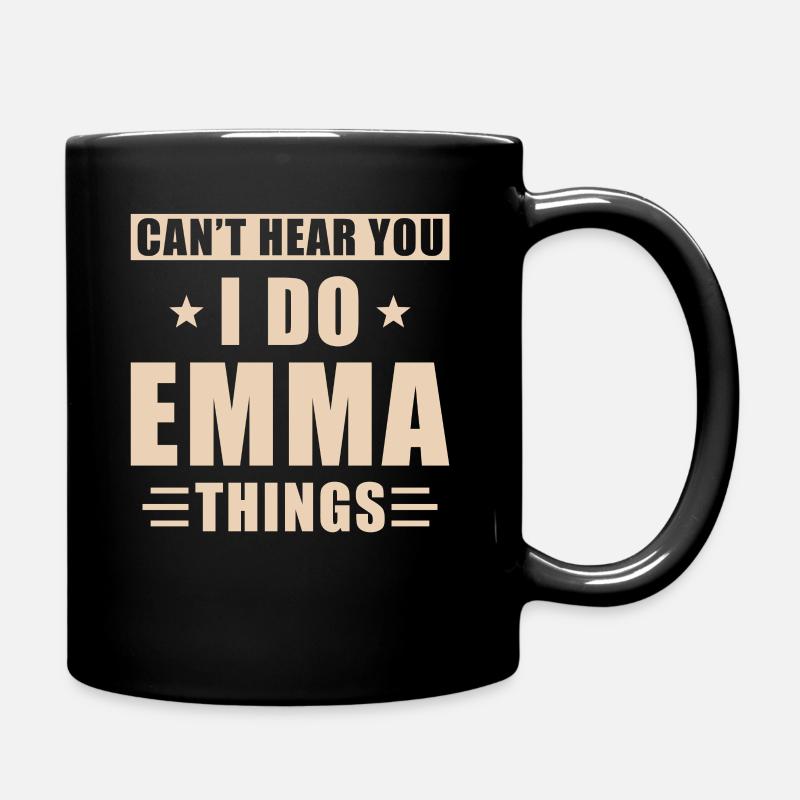 Emma things - Tasse einfarbig - Schwarz