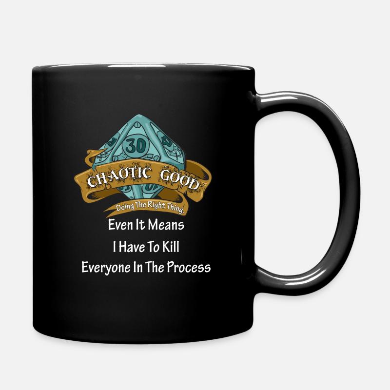 RpG Jeu de rôle Stylo & Papier - Mug uni - noir