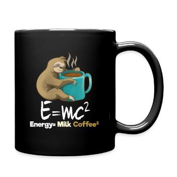 Sloth Coffee Gift - Full Colour Mug - black - Right