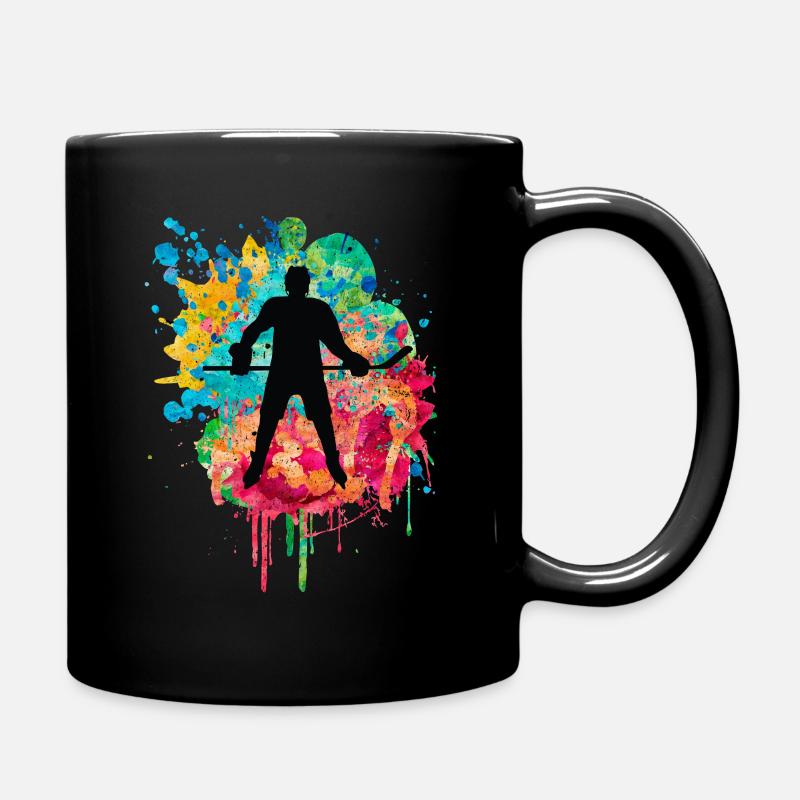Eishockey Spieler - Tasse einfarbig - Schwarz