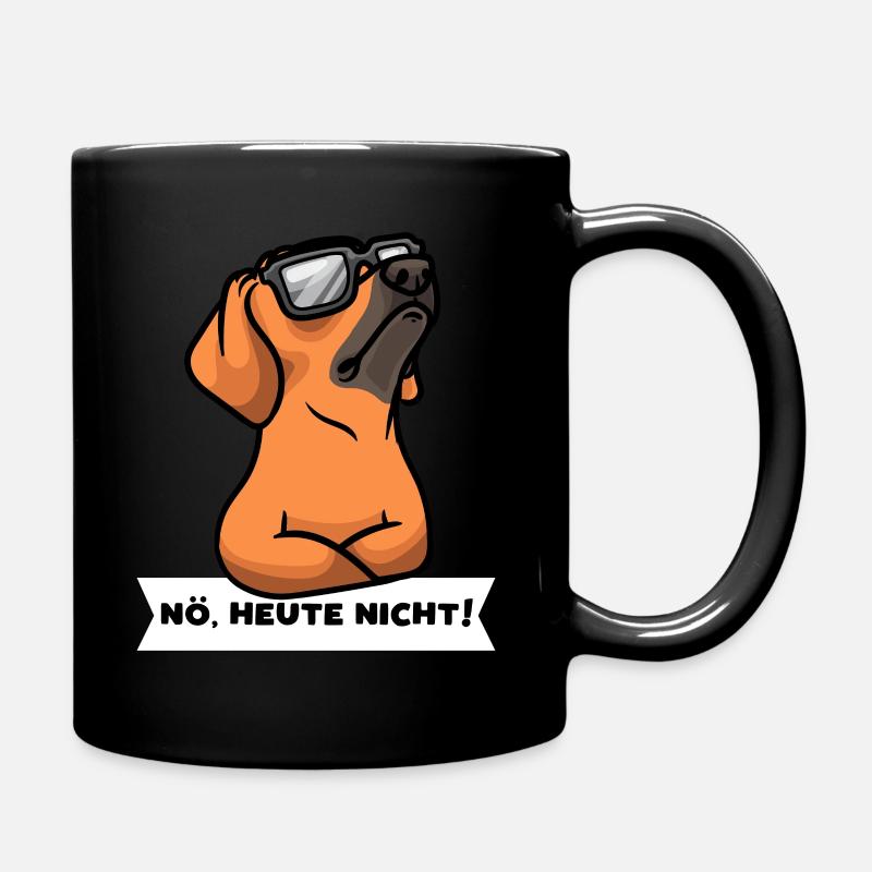 Rhodesian Ridgeback Hund - Tasse einfarbig - Schwarz