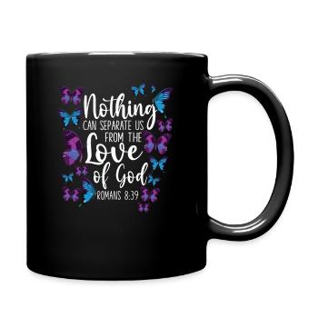 Christian Bible Verse Quote - Tasse einfarbig - Schwarz - Rechts