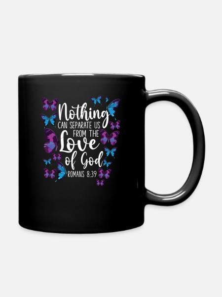 Christian Bible Verse Quote - Tasse einfarbig - Schwarz