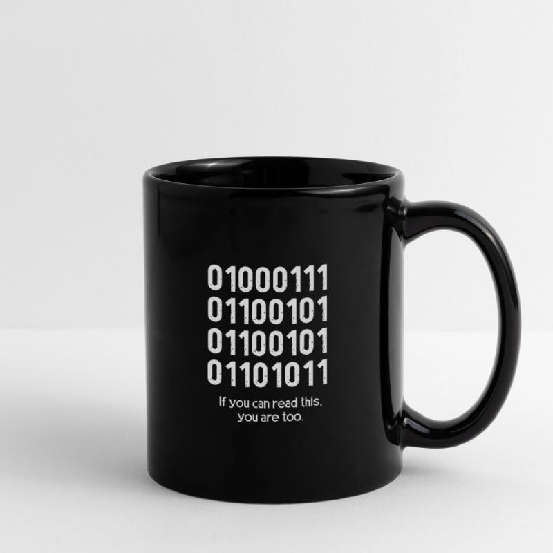 Binär Code Programmierer Coder Geschenk Tasse einfarbig