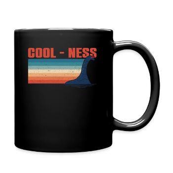 Cool - Ness - Loch Ness Nessie Monster - Full Colour Mug - black - Right